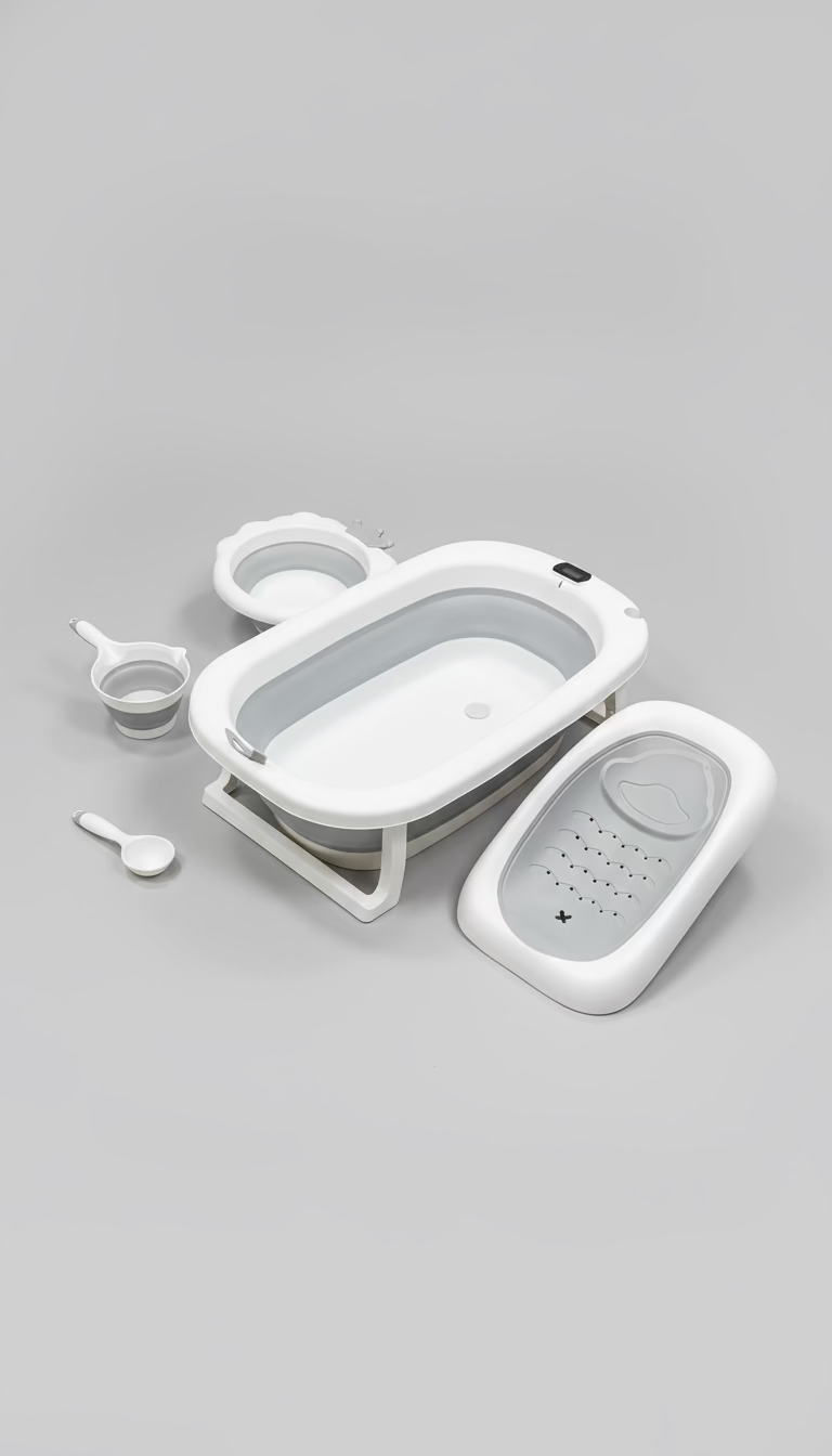 Bañera plegable en combo
