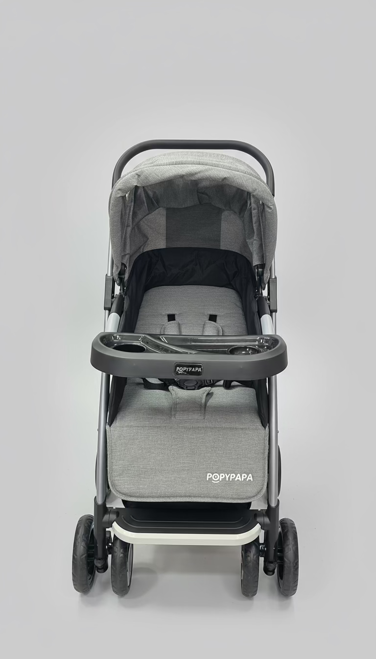 Coche 6 Llantas con Bandeja de Comedor