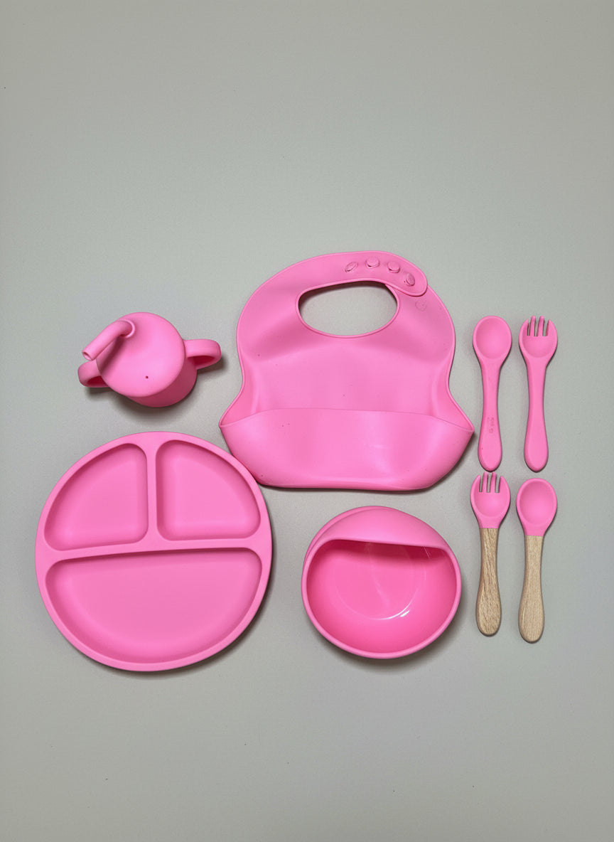 Set Vajilla en silicona 8 Piezas