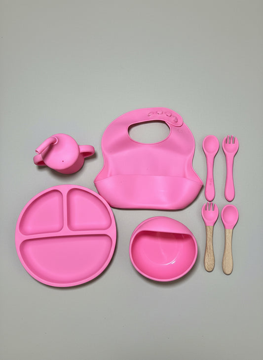 Set Vajilla en silicona 8 Piezas