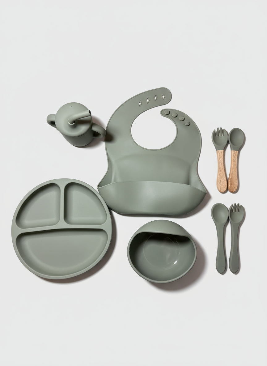 Set Vajilla en silicona 8 Piezas