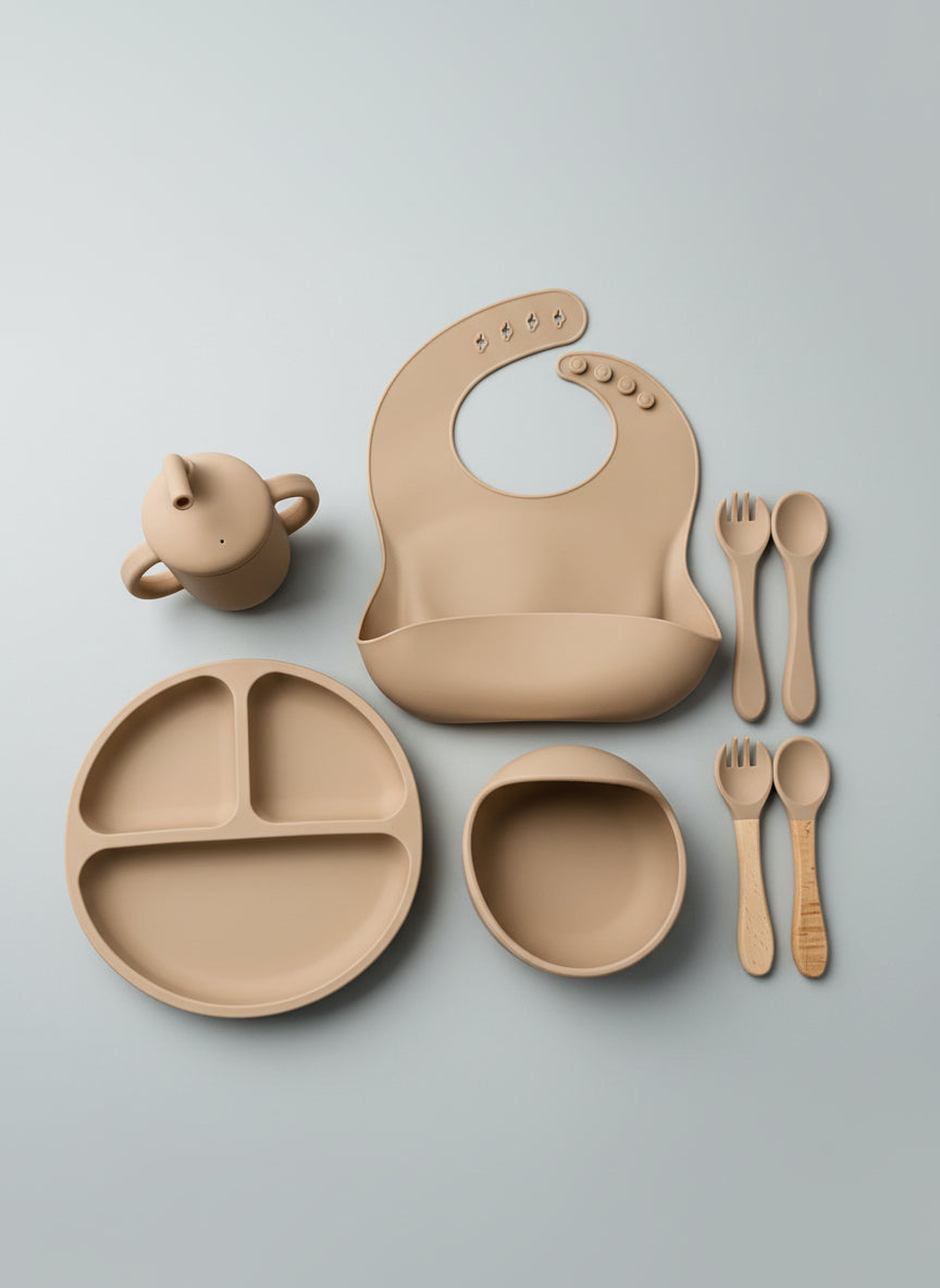 Set Vajilla en silicona 8 Piezas