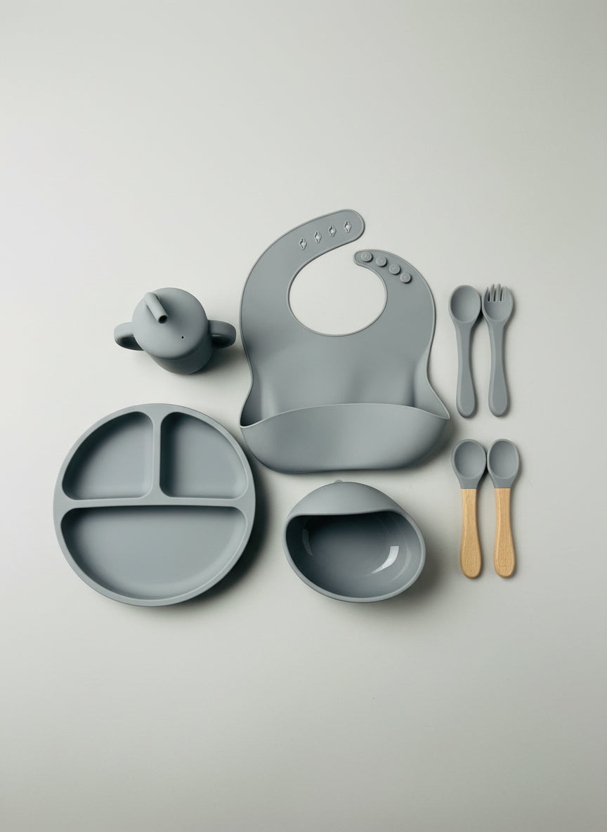 Set Vajilla en silicona 8 Piezas