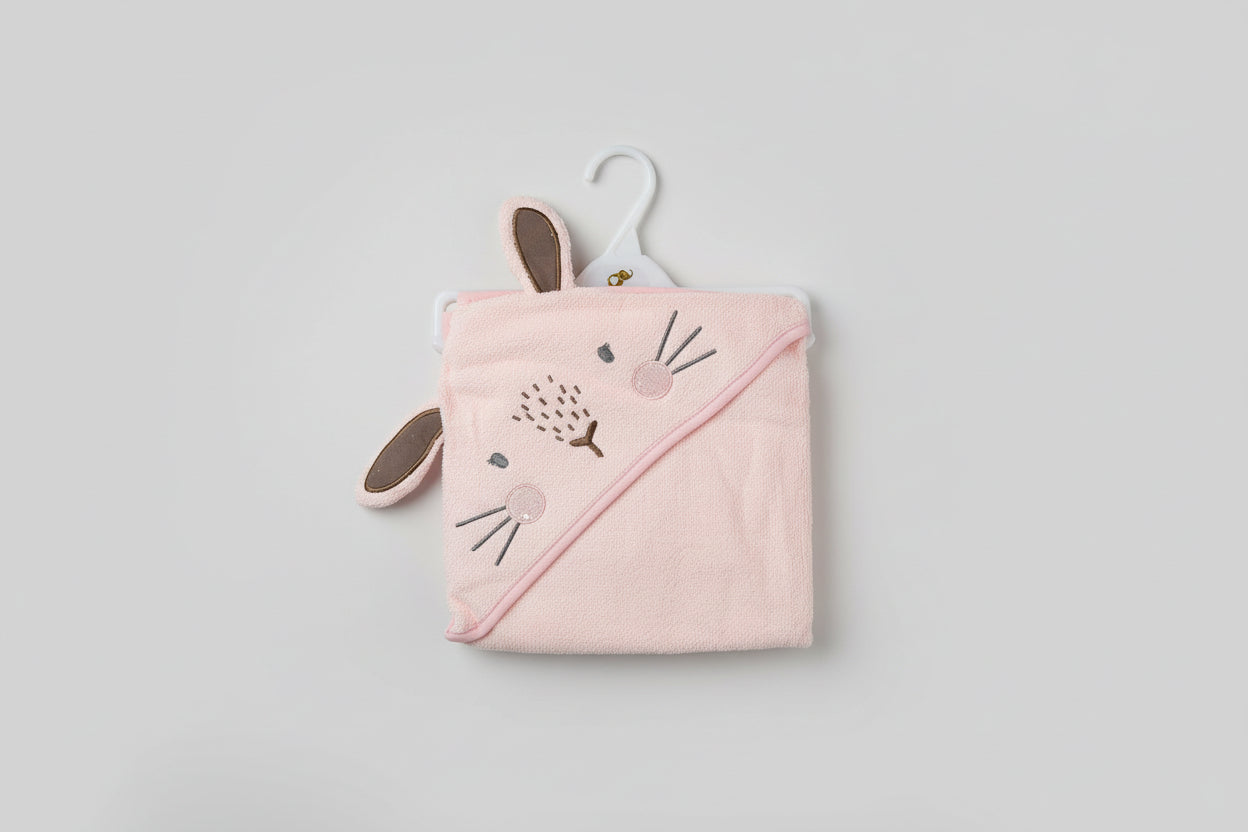 Toalla con Capucha para Bebé 🐰🛁