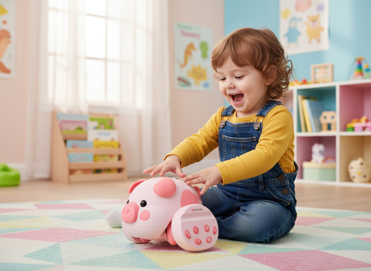 Cerdito Bailarín Musical a Control Remoto y Movimiento para Bebés