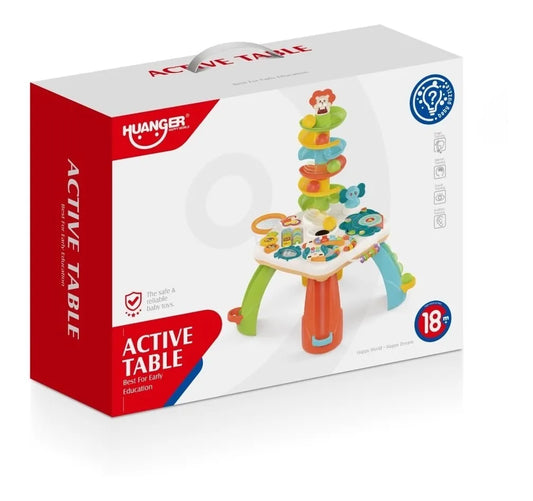 Mesa Didáctica de Actividades 3 en 1. Para Estimulación y Desarrollo Motriz