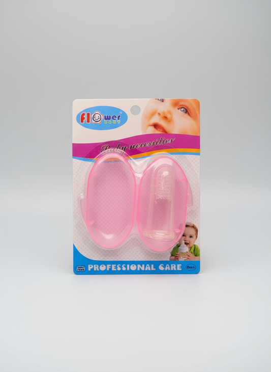 Cepillo de silicona suave para bebés recién nacidos con protector