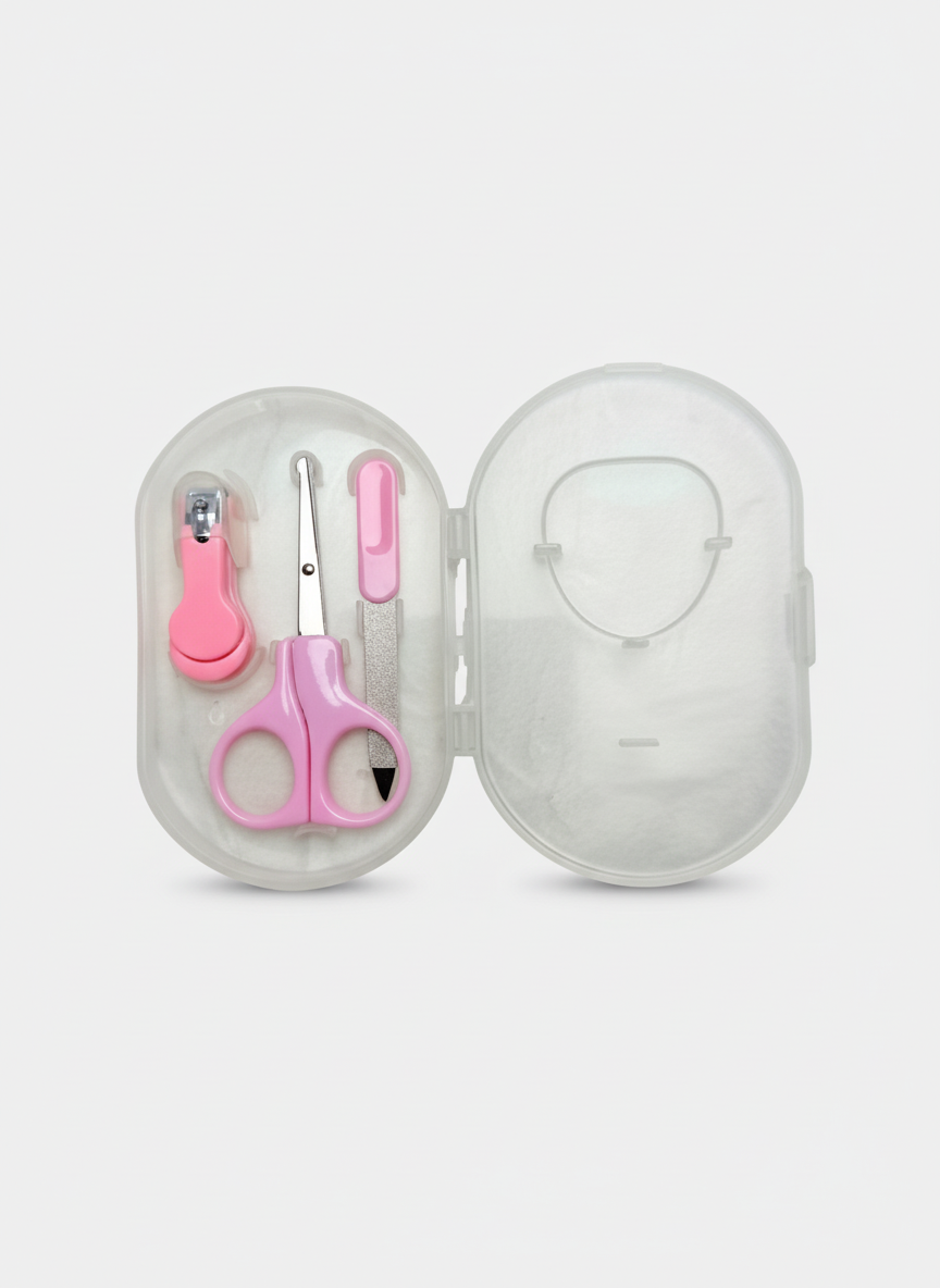 Kit de higiene y cuidado de uñas para recién nacidos, Estuche con Tijeras, Lima y Cortaúñas
