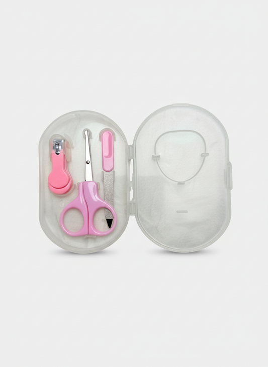 Kit de higiene y cuidado de uñas para recién nacidos, Estuche con Tijeras, Lima y Cortaúñas