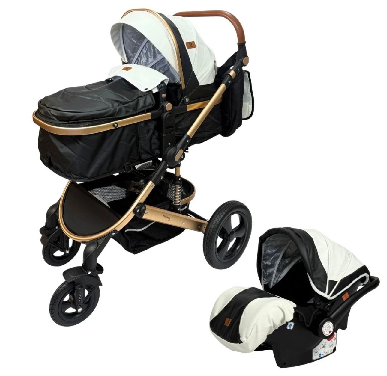 Coche Yaco 3 en 1 – Coche Cuna, Porta Bebé y Paseador