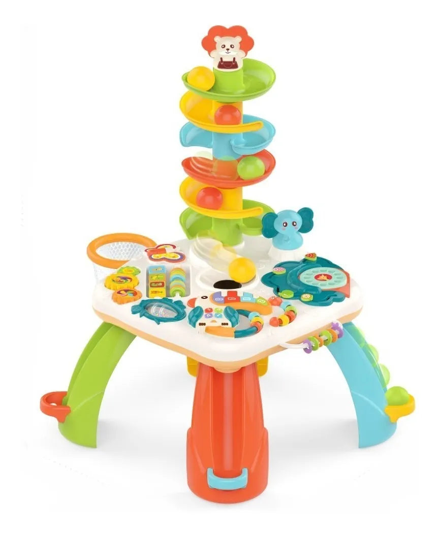 Mesa Didáctica de Actividades 3 en 1. Para Estimulación y Desarrollo Motriz