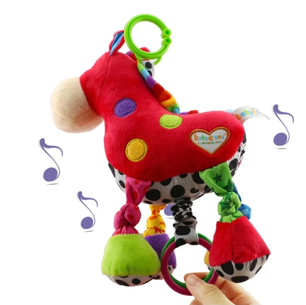 Peluche Antialèrgico caballo sensorial con música