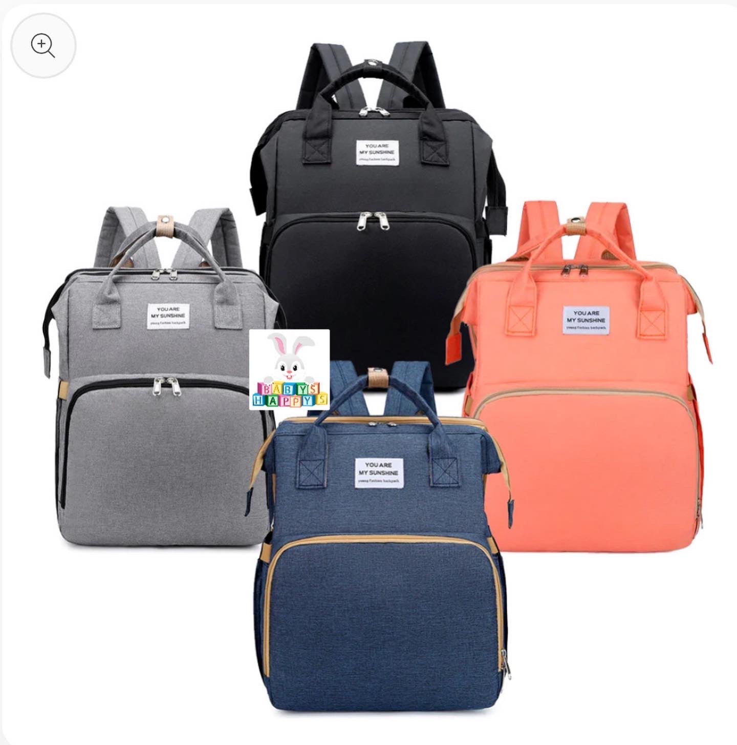 Pañalera con cambiador