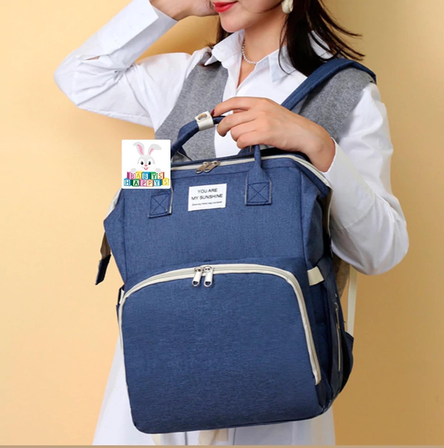 Pañalera con cambiador