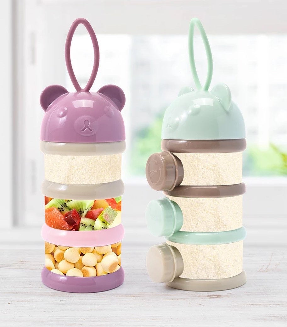 Pórtaleche con compartimientos