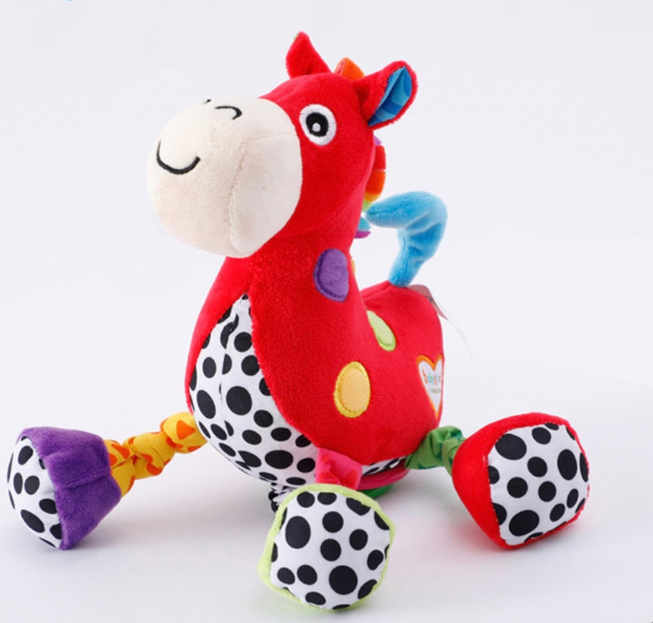 Peluche Antialèrgico caballo sensorial con música