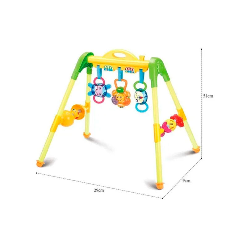 Gimnasio de Piso con Arco de Actividades Desmontables y Sonajeros Sensoriales