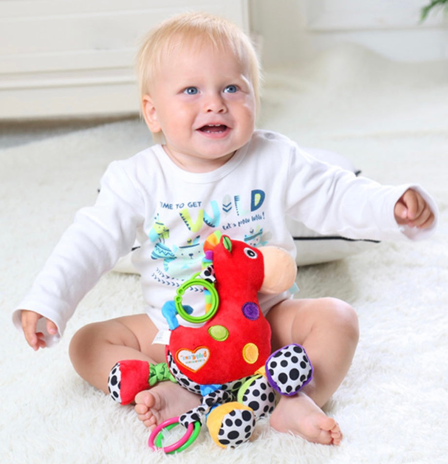 Peluche Antialèrgico caballo sensorial con música